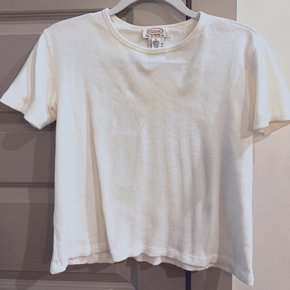 Talbots ribbed cotton T-Shirt size P